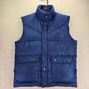 VTG 70s SKOR Adventure Outdoor Gear Down Puffer Vest Mens S Outdoors Gorpcore